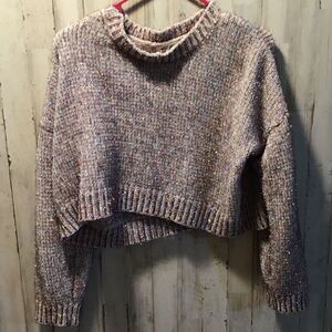 Sweater cropped, sparkling shimmering sexy little thing by wild Honey size mediu